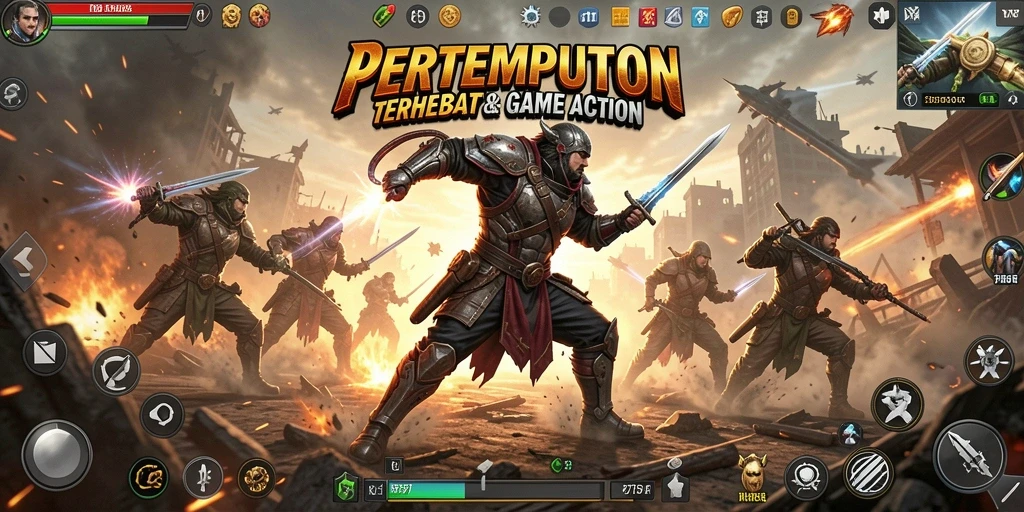 Screenshot gameplay intens dari 2757 yang menunjukkan aksi menegangkan.