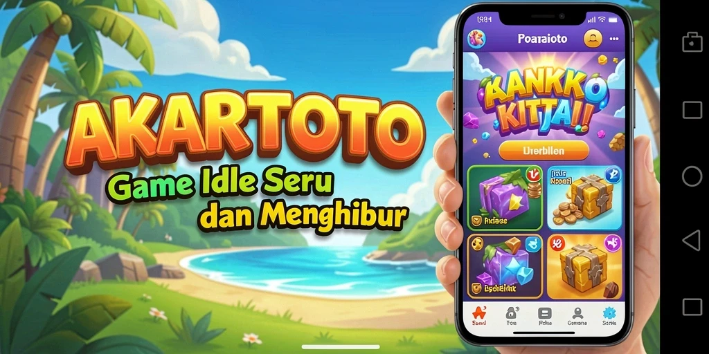 Tampilan gameplay seru dan lucu dalam AKARTOTO yang memikat hati.