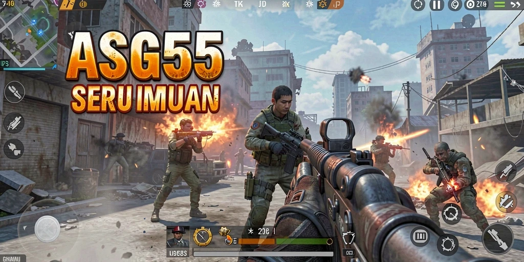 Gameplay seru dan menantang di ASG55.