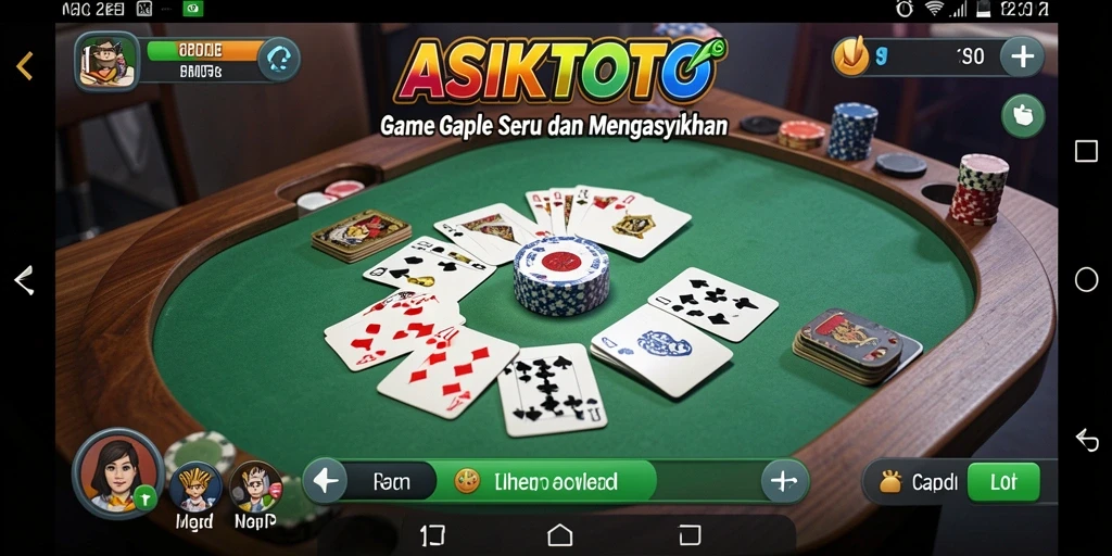 Tampilan gameplay seru dan interaktif dalam ASIKTOTO.