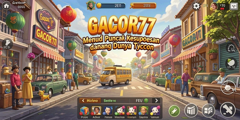 Tampilan gameplay GACOR77 yang mendebarkan dan strategis.