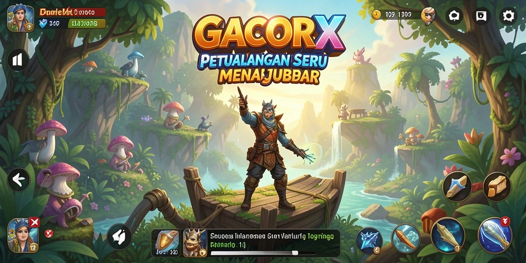 Tampilan gameplay GACORX yang menegangkan dan menawan.