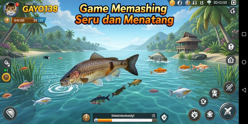 Tangkapan ikan menakjubkan dalam gameplay GAYO138.