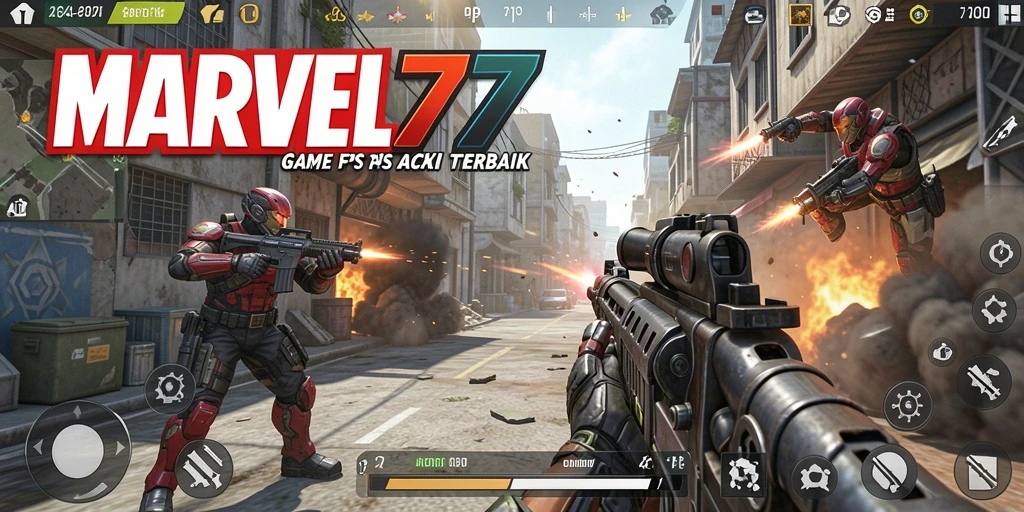 Tampilan gameplay MARVEL77 yang mendebarkan dan penuh aksi.
