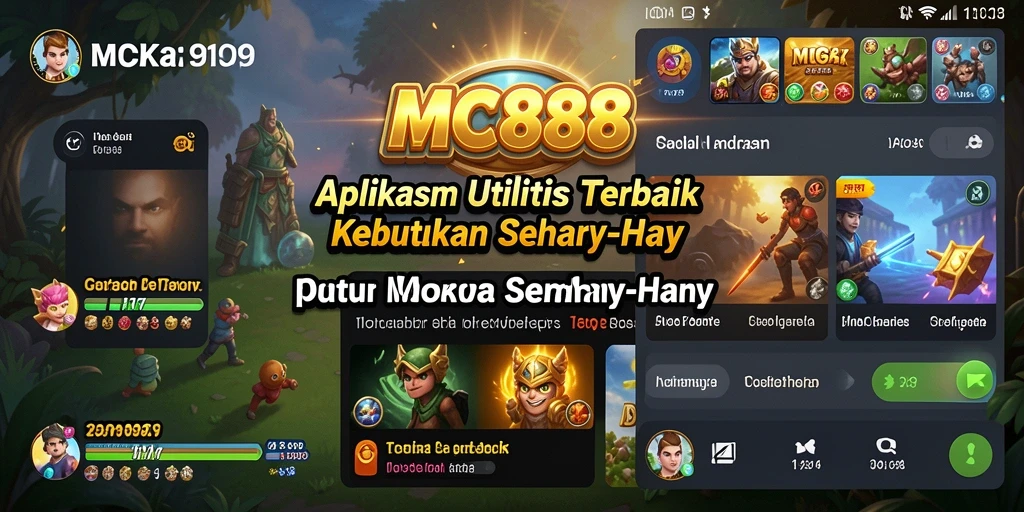 Tampilan menarik MC888 dengan fitur-fitur utilitasnya yang mudah digunakan.