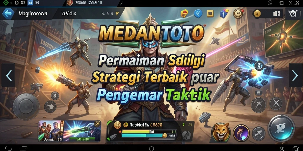 Screenshot gameplay <strong>MEDANTOTO</strong> yang menunjukkan aksi strategis yang intens.
