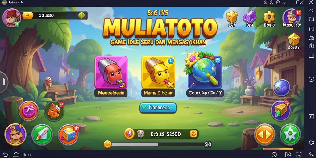Tampilan gameplay <strong>MULIATOTO</strong> yang menarik dan penuh warna.