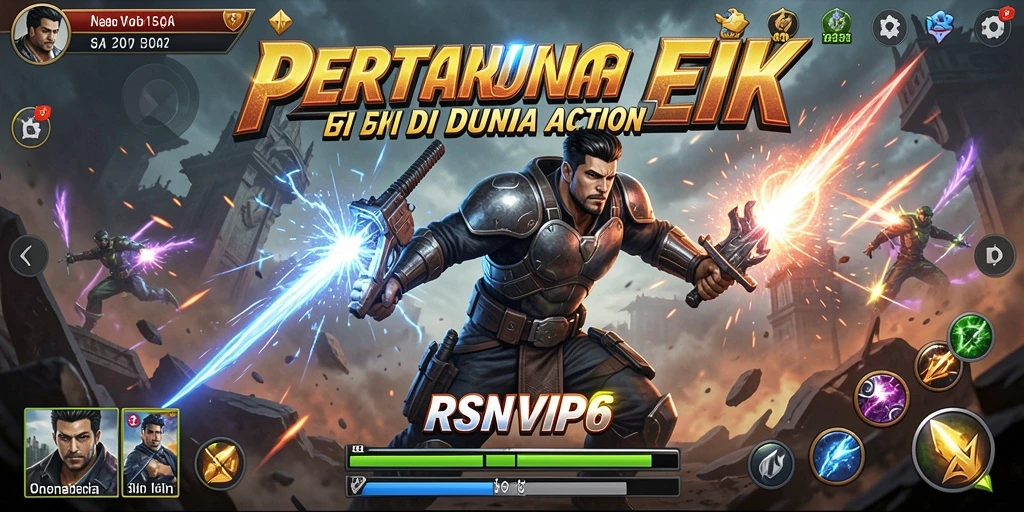 Tampilan gameplay seru RSNVIP6 dengan pertarungan mendebarkan.