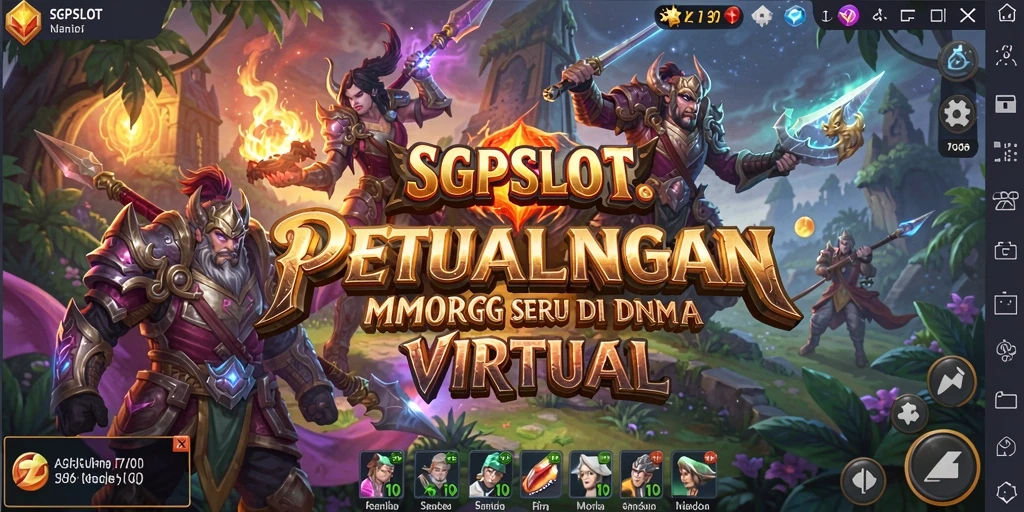 Tampilan gameplay menarik dari SGPSLOT di dunia MMORPG.