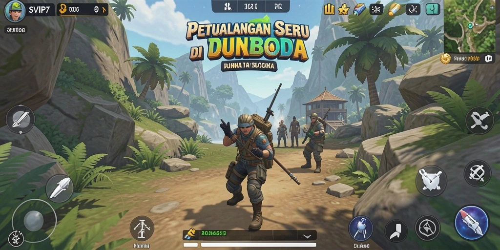 Gameplay menarik dari SVIP7 di dunia terbuka yang luas.