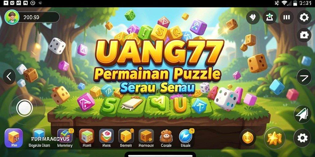 Screenshot UANG77 menampilkan gameplay Puzzle yang menantang dan menarik.