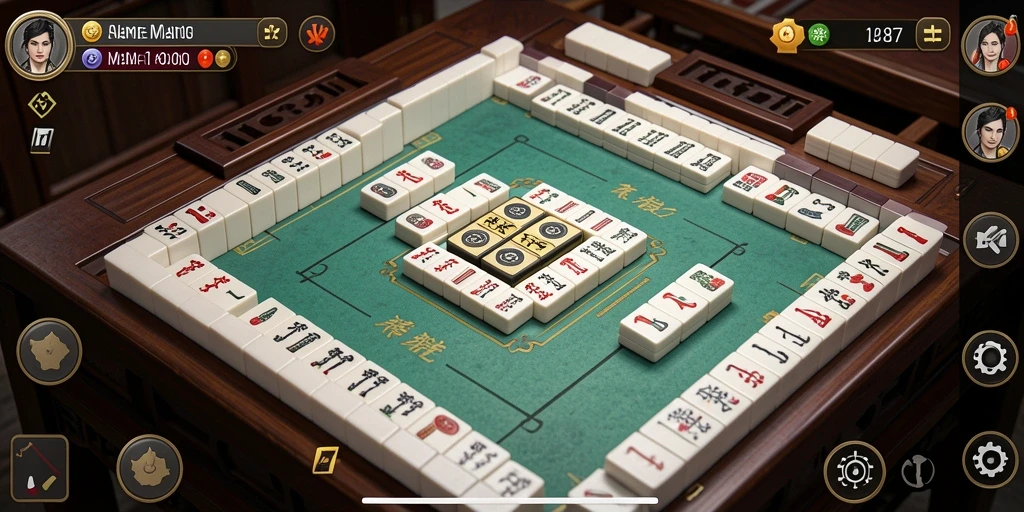 Gameplay menarik V87 dengan grafis Mahjong yang menawan.