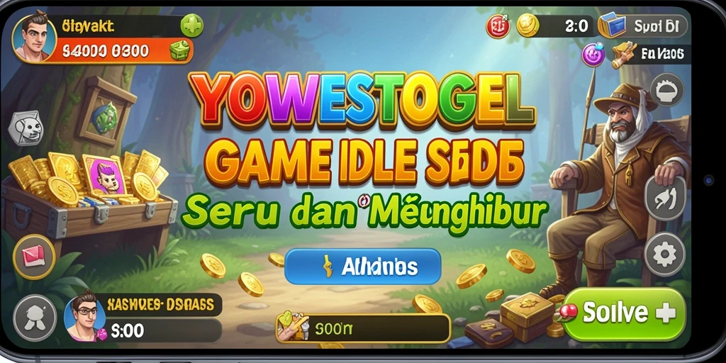 Tampilan gameplay YOWESTOGEL dengan manajemen sumber daya yang menarik.